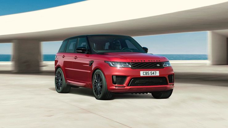 Range Rover Sport Autobiography Dynamic в цвете Firenze Red.