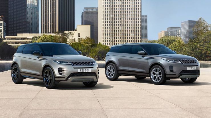 Range Rover Evoque и R-Dynamic.